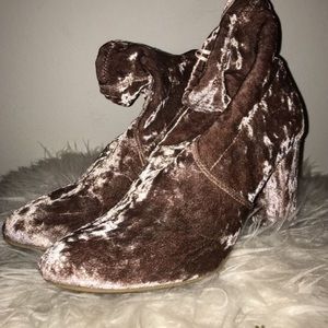 Velvet Booties